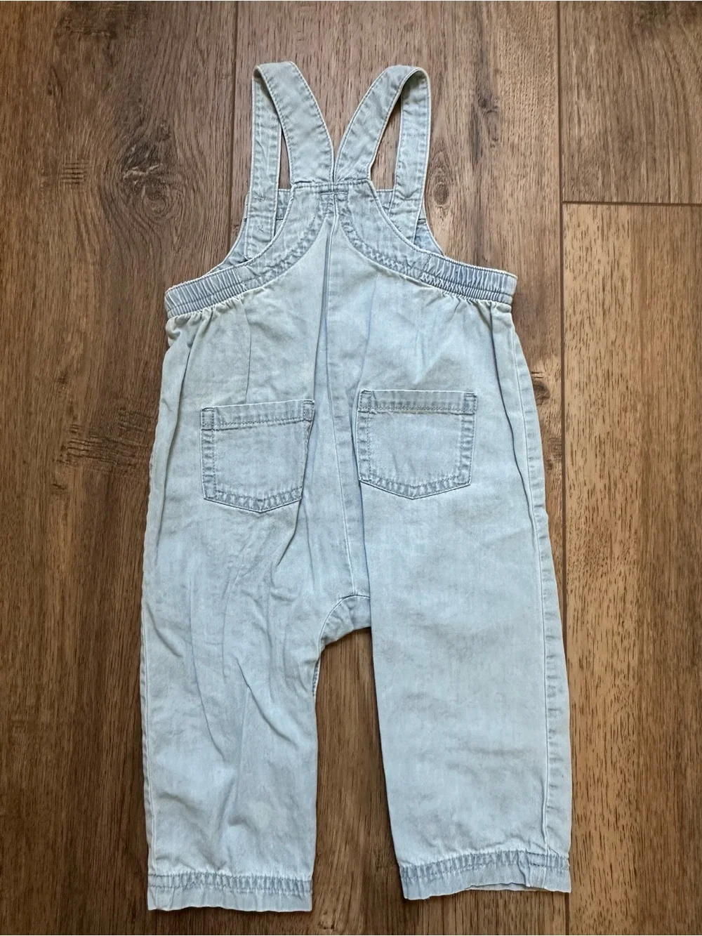Carter’s Infant Chambray Overalls, Unisex, Light, Soft, Buttons, Casual, 6-9m